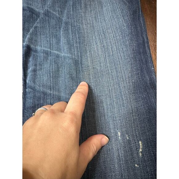 Big Star Miki Jeans Thick Stitch Y2K Women 34 Fit Cowgirl Western Aztec Country - Picture 9 of 12